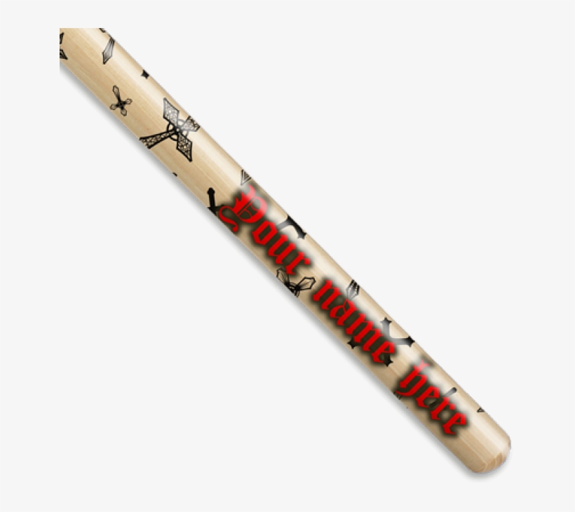 Black Crosses Personalized Custom Drumsticks - Candle, transparent png #1988031