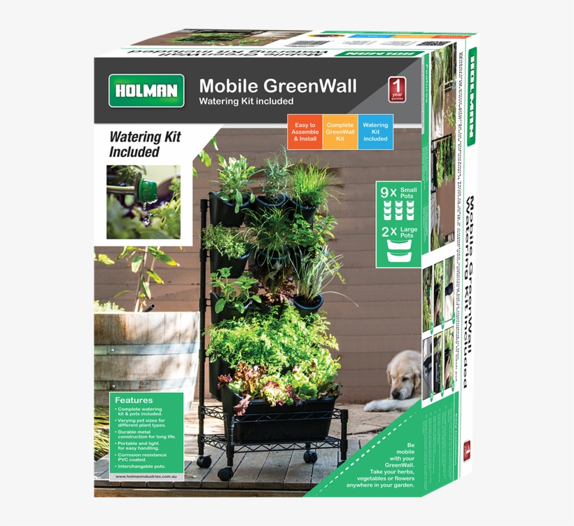 Holman Mobile Greenwall Vertical Garden - Watex Metal Mobile Green Wall - Single Frame, transparent png #1988393