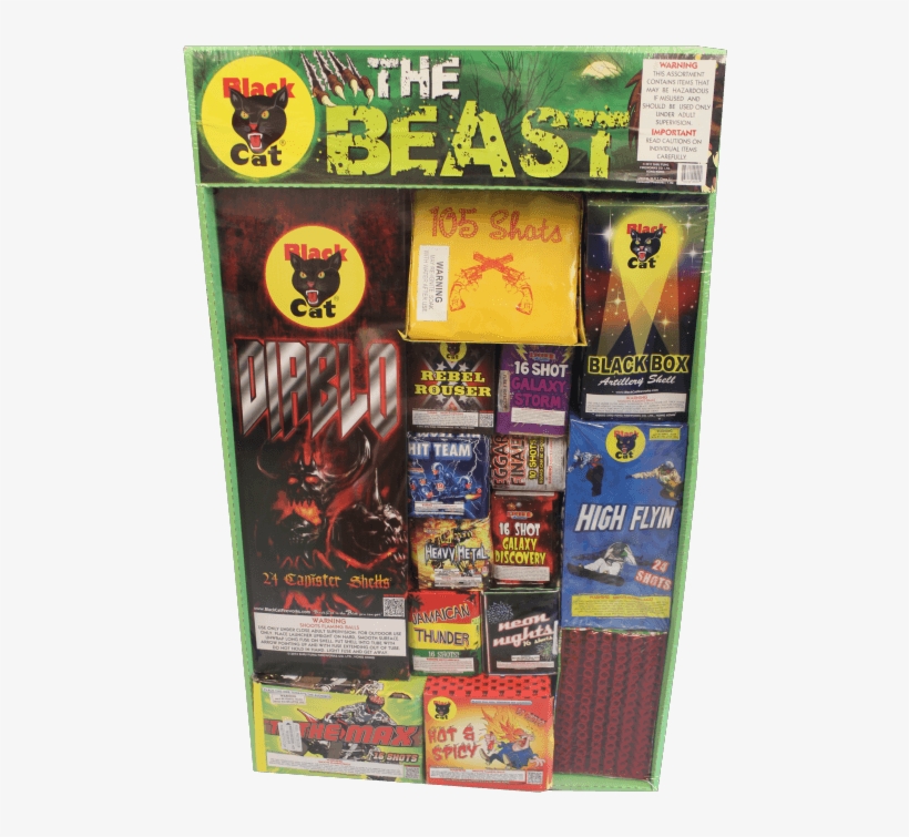 Beast - Beast Black Cat Fireworks, transparent png #1988435