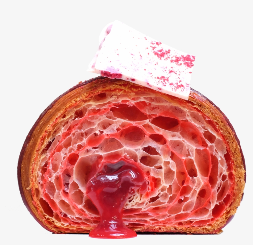 Raspberry - Croissant, transparent png #1988875