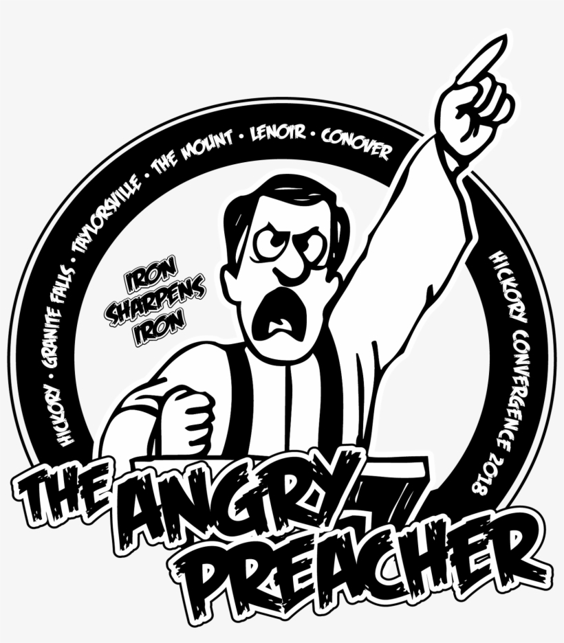 F3 Angry Preacher Shirt Pre-order - Pre-order, transparent png #1989182