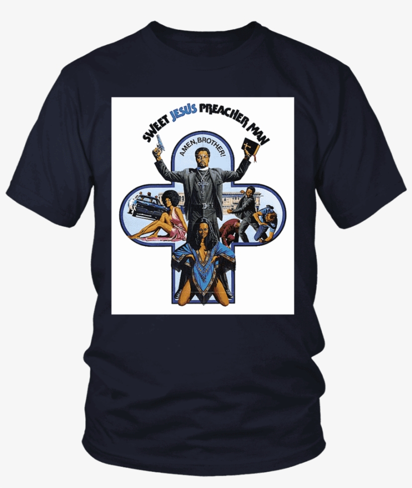 Preacher T-shirt - Sweet Jesus Preacher Man Movie Poster, transparent png #1989223