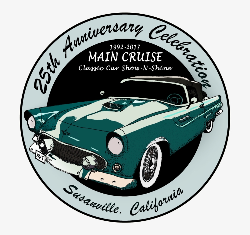 25th Anniversary Celebration Main Cruise Car Show - Antique Car, transparent png #1989242