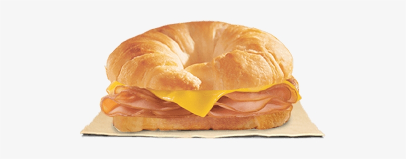 Our Grab And Go Ham & Cheese Croissan'wich® Is Piled - Pain Au Chocolat, transparent png #1989291