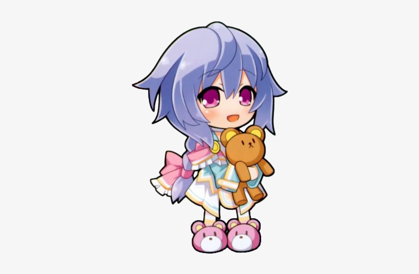 09 Plutia Chibi - Hyperdimension Neptunia Chibi, transparent png #1989476