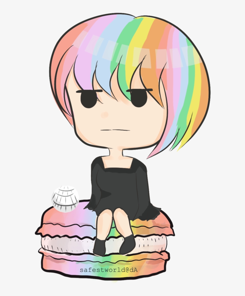 Chibi Library Macaroons Drawing Chibi Library - Drawing - Free Transparent PNG ...