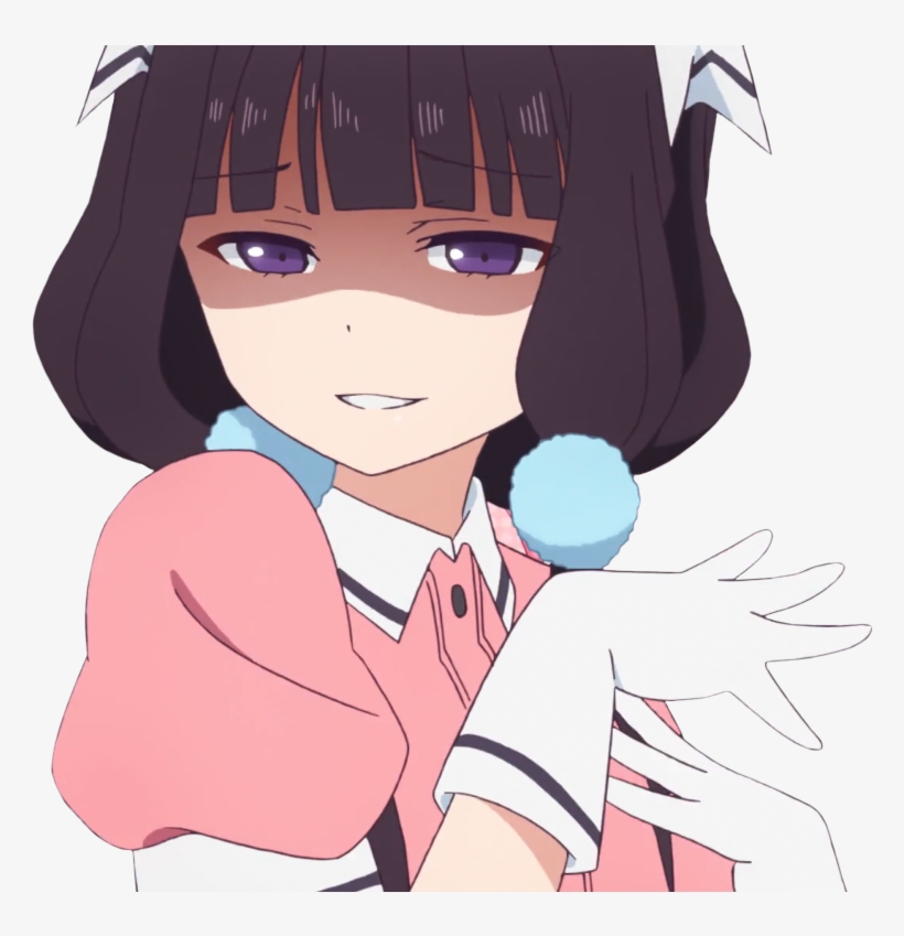 Maikasmug Discord Emoji - Blend S Maika Smug, transparent png #1990092