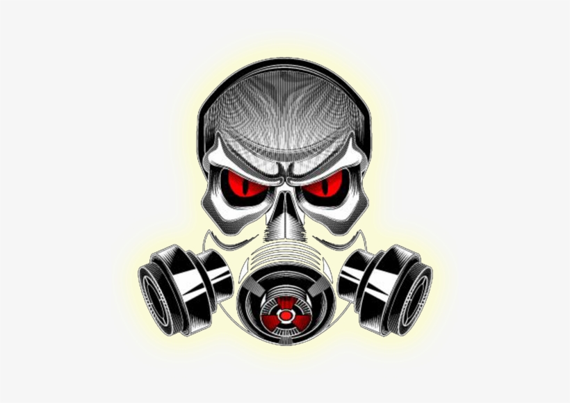 Transparent Skull Gas Mask - Gas Mask Logo Png, transparent png #1990268