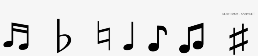 Music Notes Text Emoticon - Music Note Emoticon, transparent png #1990614