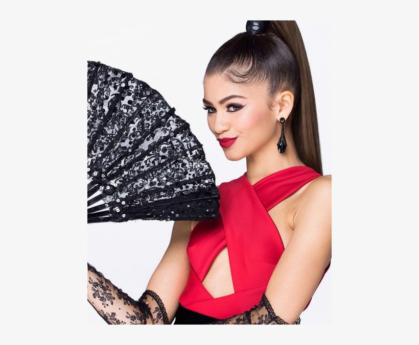Zendaya Transparent Images - Zendaya With High Ponytail, transparent png #1991760