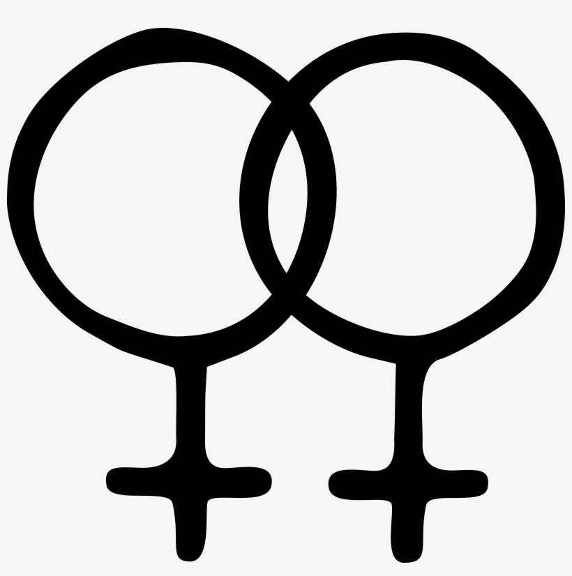 Lgbt Symbols Gender Symbol Lesbian Homosexuality - Lesbian Symbol, transparent png #1991939