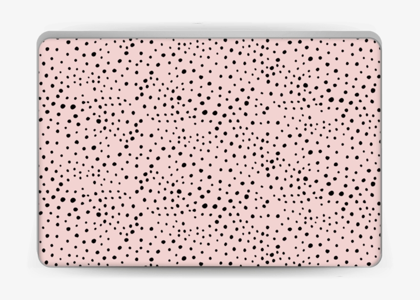 Black Dots On Pink - Macbook Pro 13-inch, transparent png #1992427