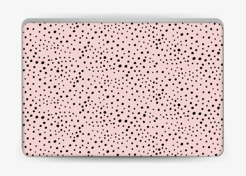 Black Dots On Pink - Macbook Pro 13-inch, transparent png #1992427