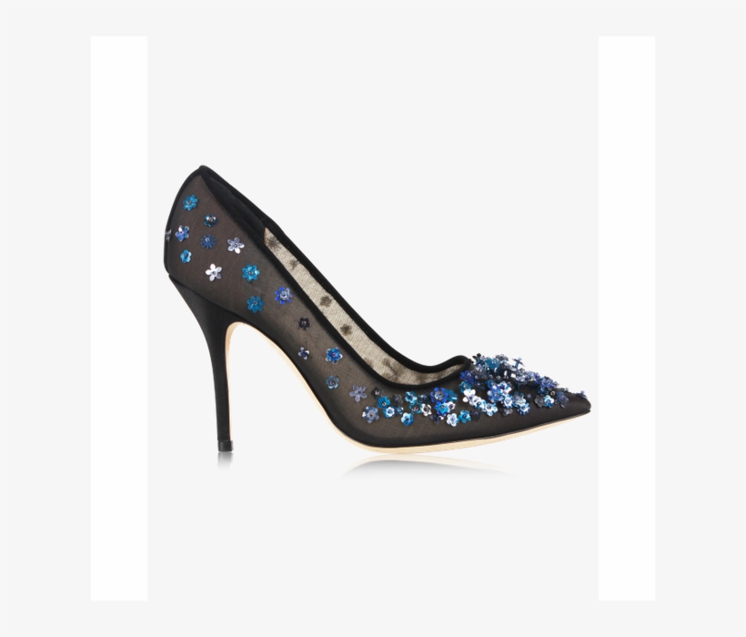 Dior Pumps With Floral Embellishments - Basic Pump, transparent png #1992579