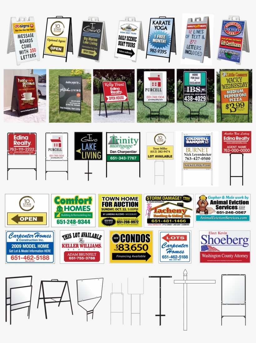 Request A Quote For Real Estate Signs - Real Estate Sign Template, transparent png #1992876