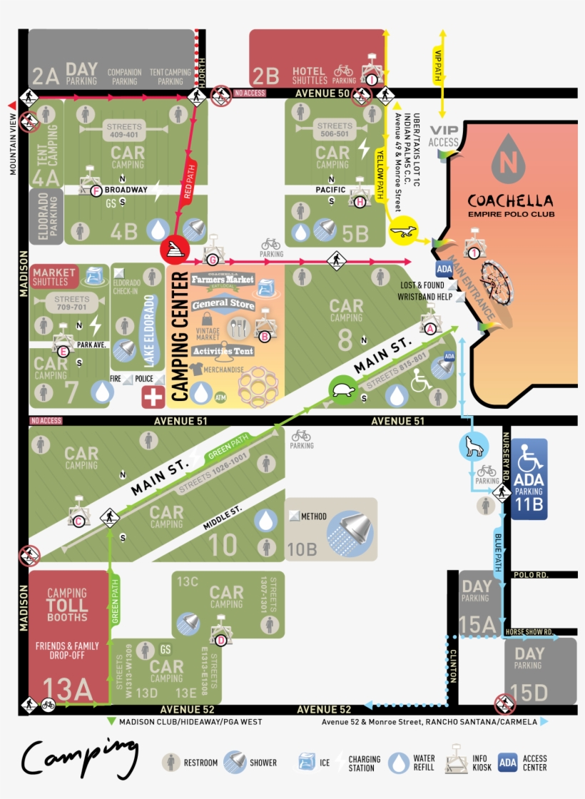 Venue Parking Camping Camping Center Directions - Map, transparent png #1992881