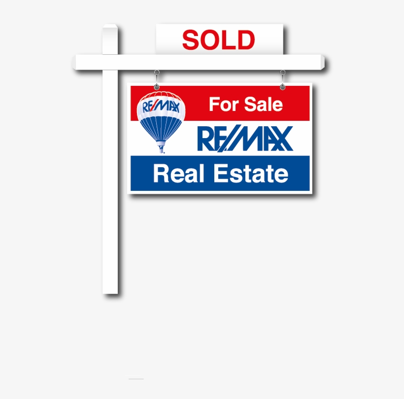 Guide To Selling - Remax Sold Sign, transparent png #1992996