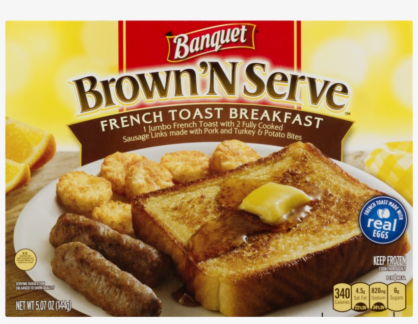 Banquet® Brown'n Serve™ French Toast Breakfast Meal - Banquet Brown'n Serve French Toast Breakfast Meal 5.07, transparent png #1993414