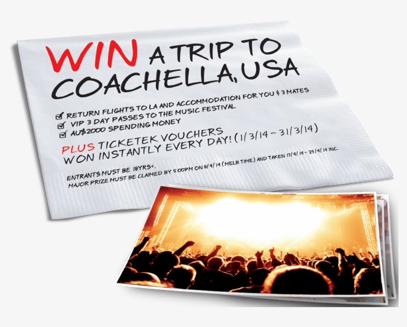Pepsi Max Win A Trip To Coachella In Los Angeles - Flyer, transparent png #1993713