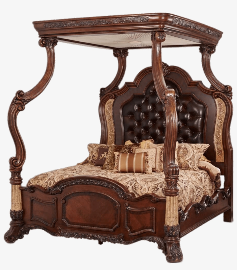 Download - Victoria Palace - Canopy Bed Aico, transparent png #1993889