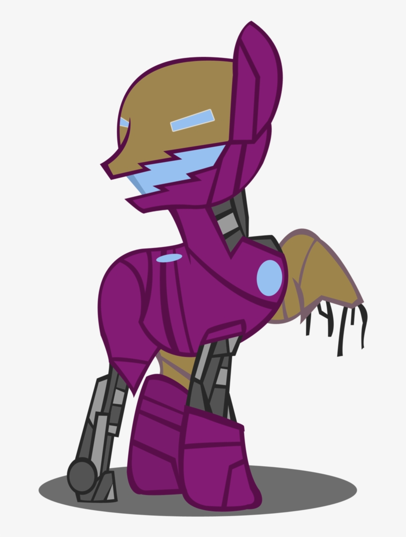 #874085 - Artist - Shadowpredator100, Avengers - Age - Mlp Ultron, transparent png #1993981