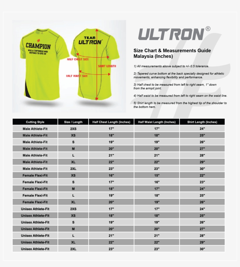 Converse Size Chart Malaysia