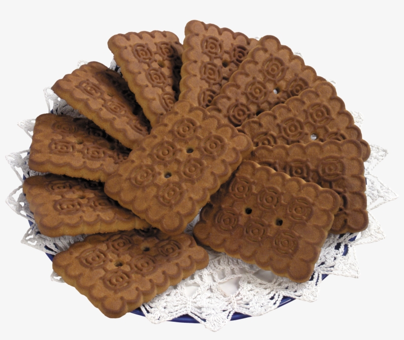 Plate Of Cookies Png Image - Biscuit, transparent png #1994428