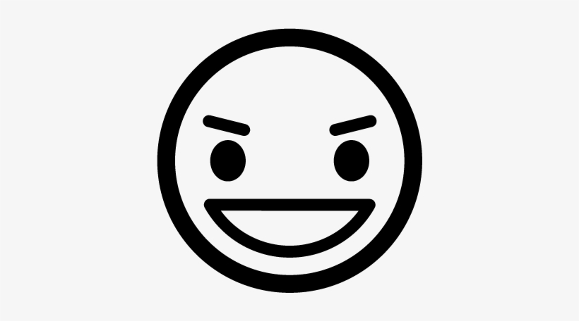 Collection - Emoticons - Evil - Icon, transparent png #1994434