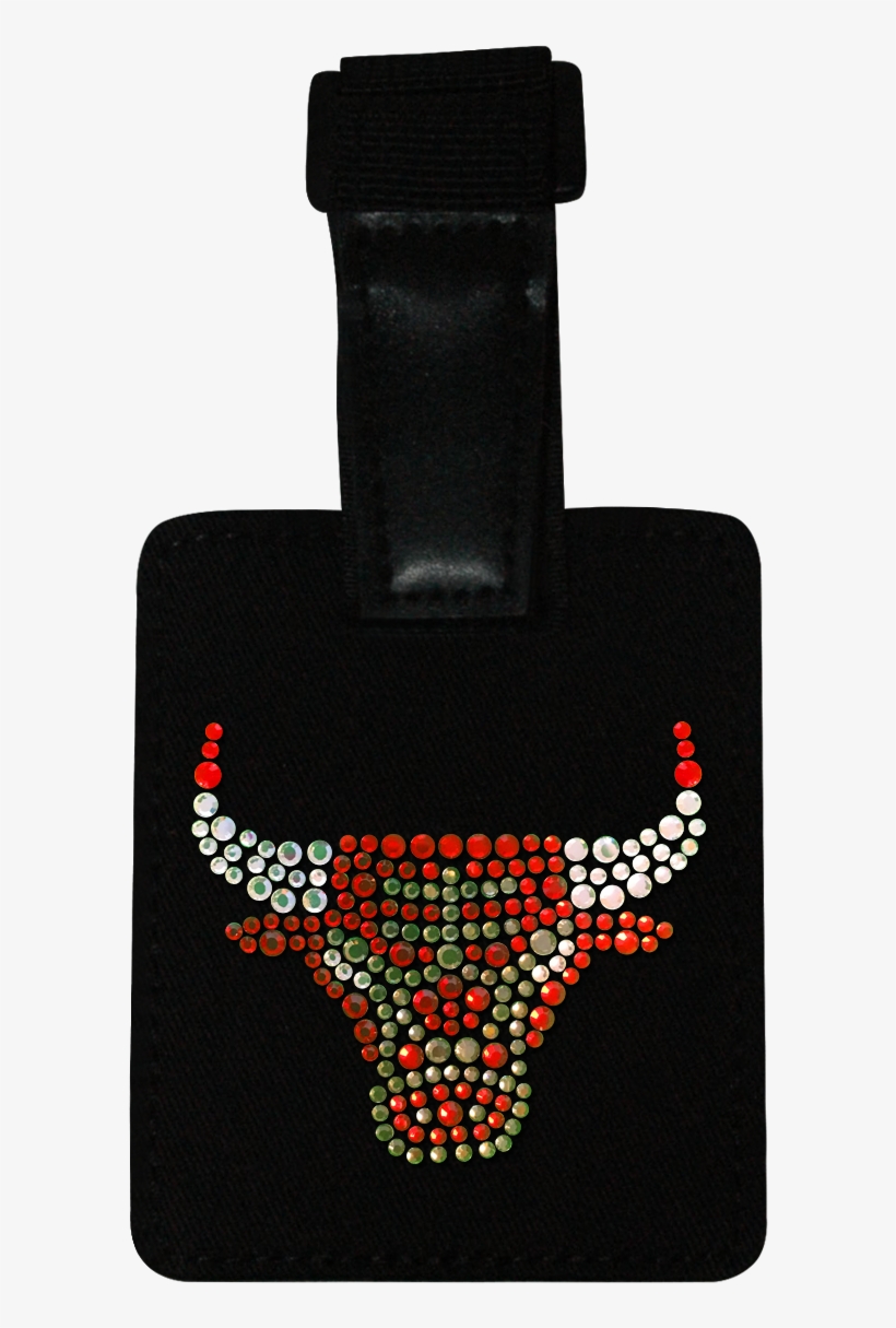 Chicago Bulls Rhinestone Luggage Tag - Memphis, transparent png #1994529