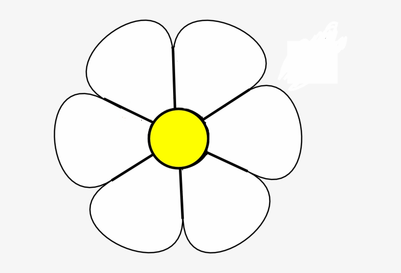 Black And White Daisy Clipart, transparent png #1994780