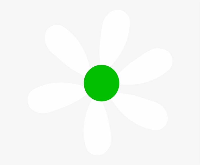How To Set Use Green-white Daisy Svg Vector, transparent png #1994865