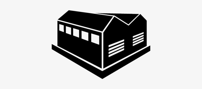 Industrial Building Vector - Building Factory Icon, transparent png #1994866