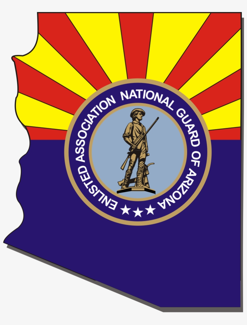 Welcome Az Enlisted Association Members - Arizona Army National Guard Logo, transparent png #1994961