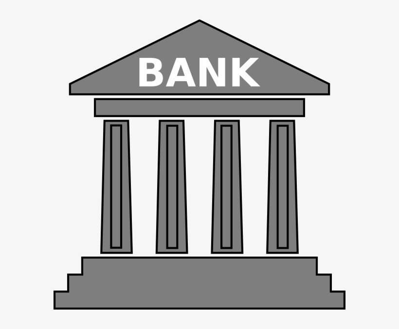 Banks Group Gray Clip Art At Clkercom - Clipart Bank Account, transparent png #1994993