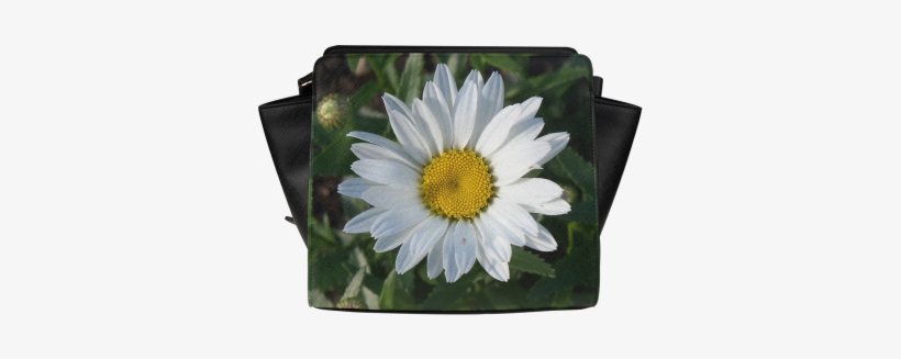 White Daisy Satchel Bag - Drop Pendant - White Daisy By Vida, transparent png #1995187