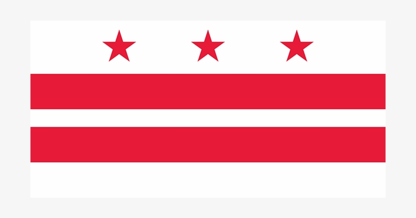 Flag Of Washington, D.c., transparent png #1995228