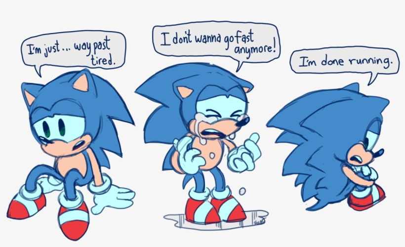 Sonic's Feeling Of Running Alot - Coldsteel The Hedgehog Fan Art, transparent png #1995499