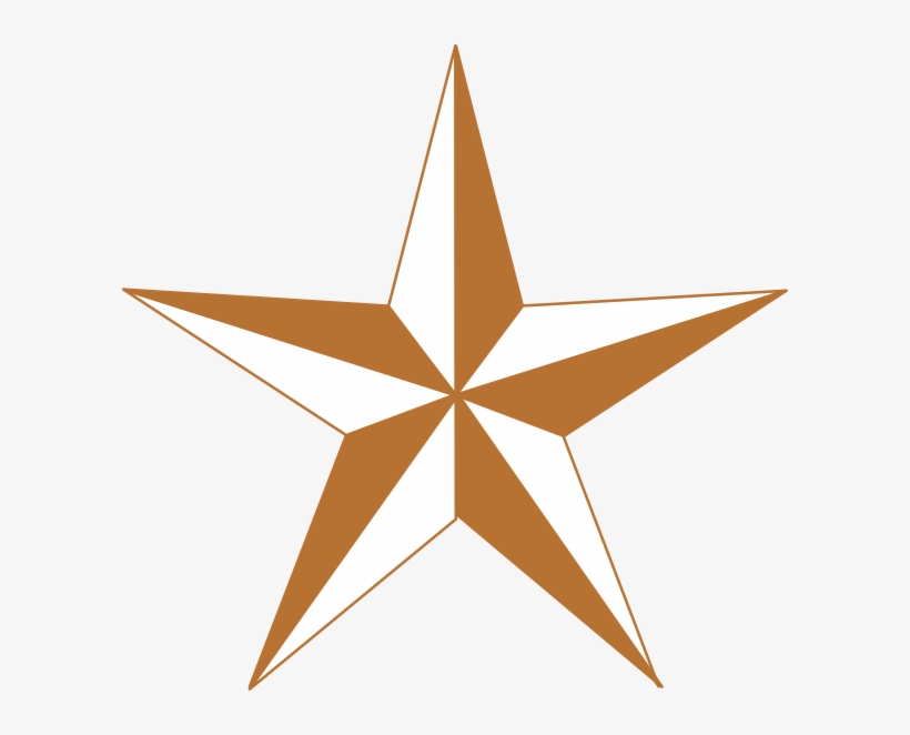 Arizona Copper Star Clip Art - Copper Star Png, transparent png #1995502