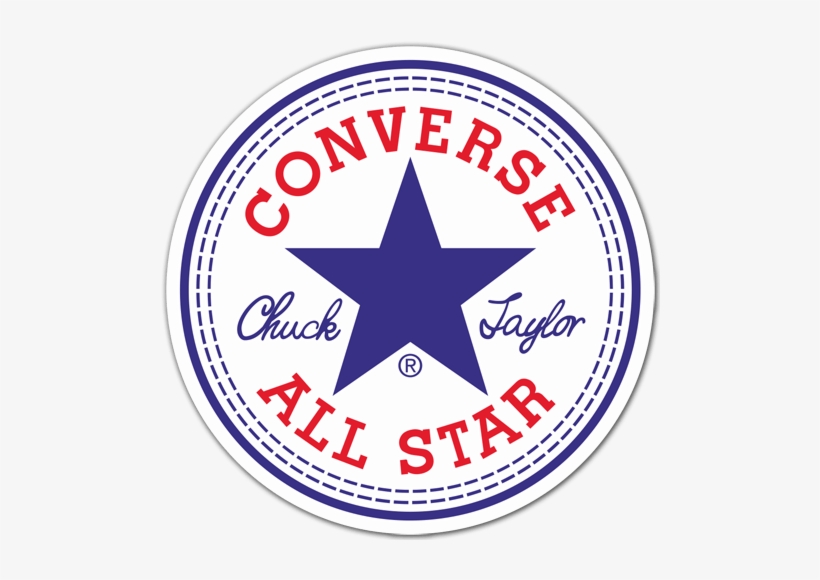 Car & Motorbike Stickers - Vector Logos Converse All Star, transparent png #1995526