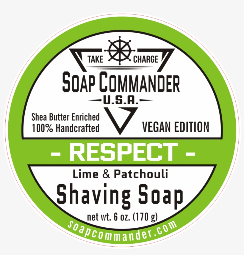 Respect Shave Soap V=1463363335 - Soap Commander Shaving Soap, Endurance, transparent png #1995824