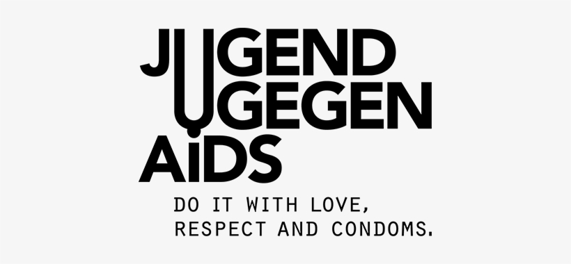 Jga Logo Mit Claim - Jugend Gegen Aids, transparent png #1995911