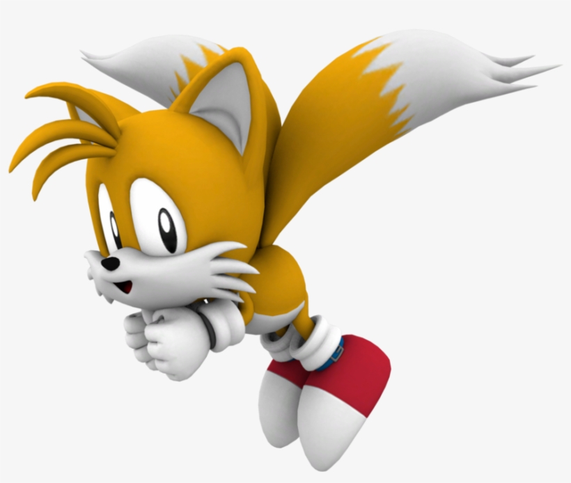 Png Library Download Classic By Mike On Deviantart - Tails Miles Prower Flying, transparent png #1996089