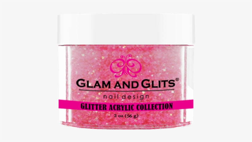 Gac 26 Hot Pink - Glam Glits Acrylic Powder 1 Oz, transparent png #1996222