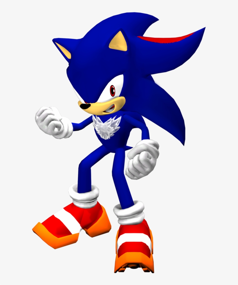 Banner Freeuse Library Shadic By Kuroispeedster On - Sonic The Fighters Sonic Model, transparent png #1996224