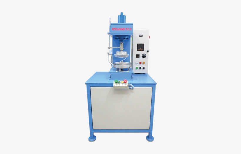 Paper Plate Machine - Semi Automatic Paper Plate Making Machine, transparent png #1996383