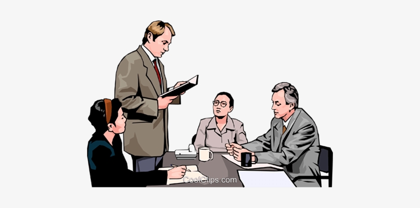 Business Meeting, People In Business Royalty Free Vector - Realistic Worker, transparent png #1996551