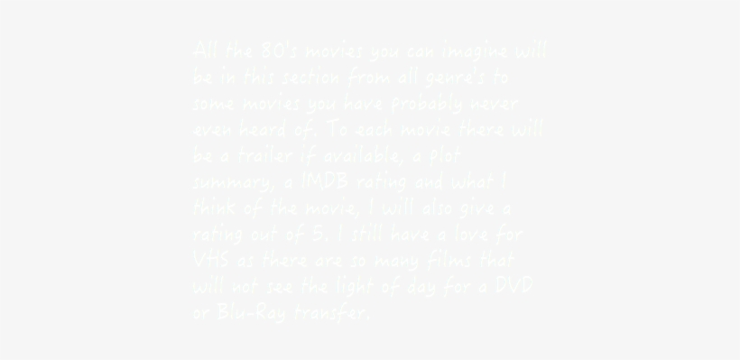 All The 80's Movies You Can Imagine Will Be In This - Film, transparent png #1996761