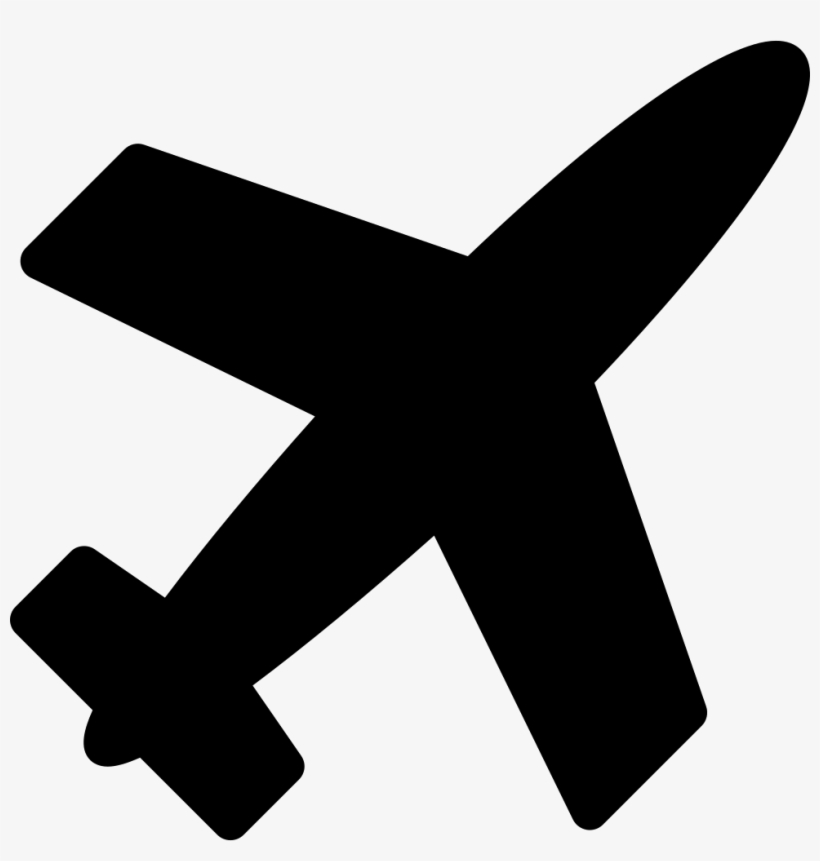 Banner Black And White Library Filled Shape Svg Png - Airplane Shape, transparent png #1997190