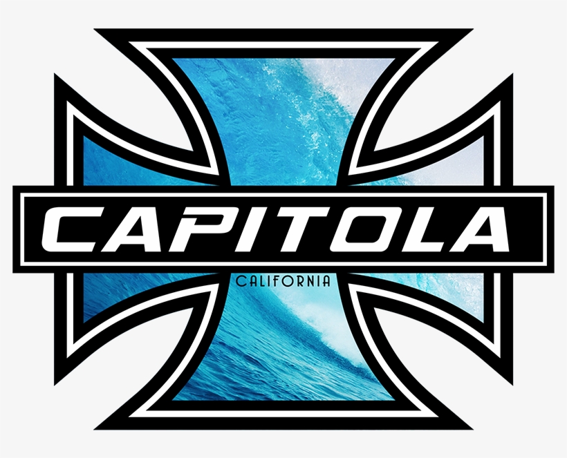 Capitola Iron Cross Logo - Sticker, transparent png #1997357
