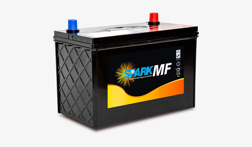 Car Battery Transparent Image - Spark Mf Battery, transparent png #1997468